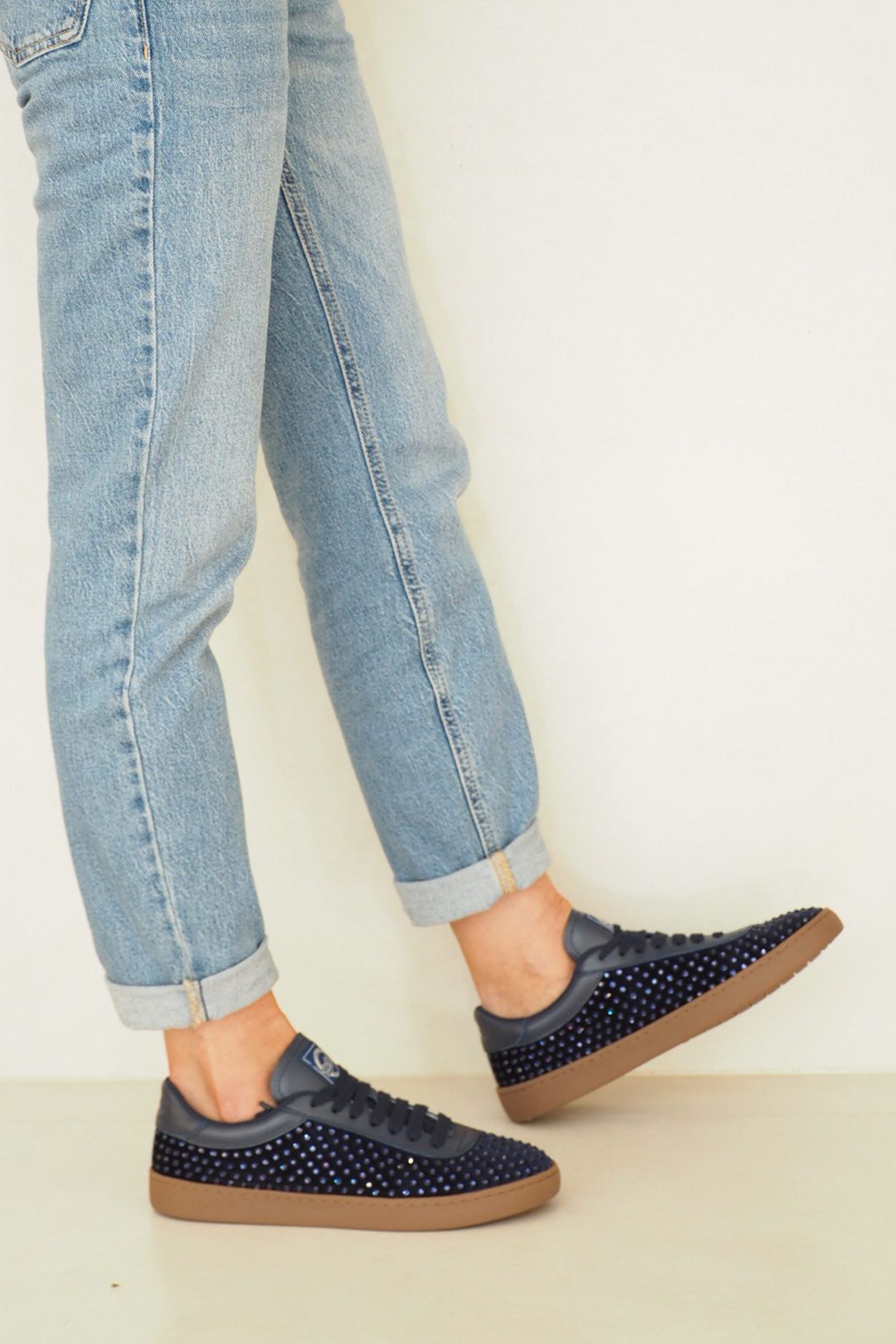 Sneaker Back70 Smart Velvet Navy - Imagen 4