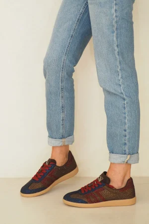 Sneaker Back70 Strass Navy