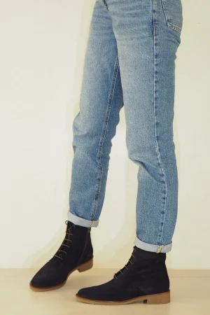 Botín Oxford Navy